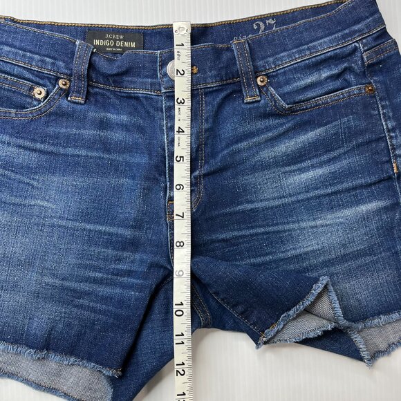 J. Crew Shorts Womens Size 27 Indigo Denim Stretch Blue Summer Casual Beach - Picture 5 of 8
